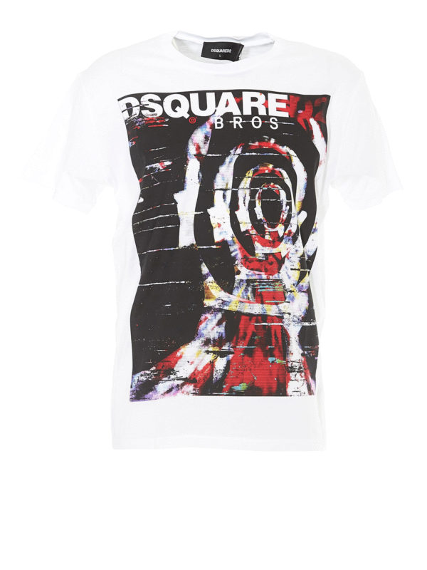 DSQUARED2: T-shirts - T-Shirt - Weiß