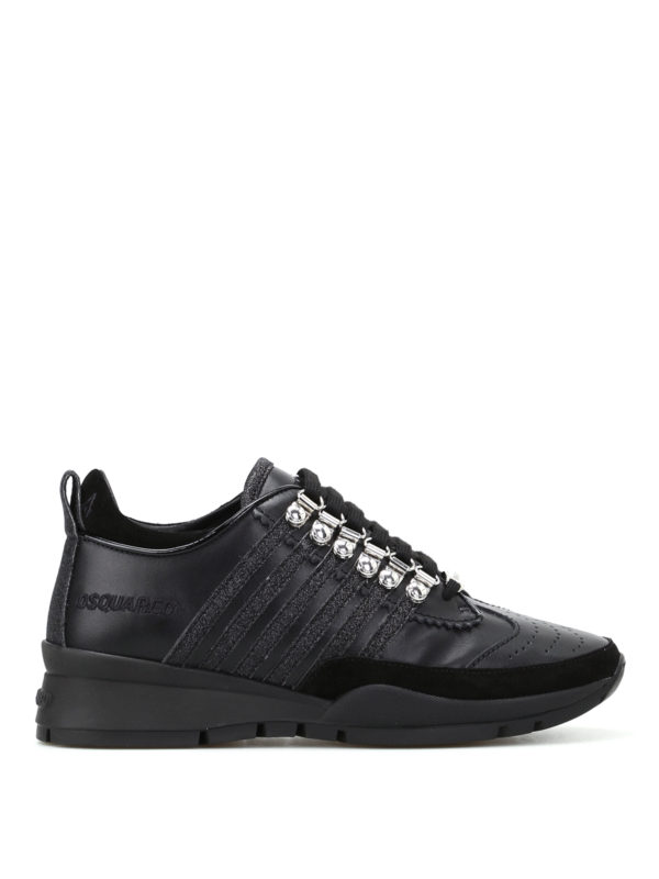 Dsquared2 251 black leather sneakers - Black | W17K2010652124