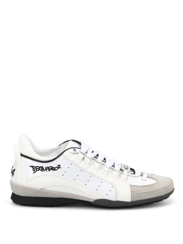 DSQUARED2: trainers - 551 leather sneakers
