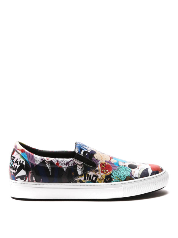 DSQUARED2: trainers - Manga slip-ons