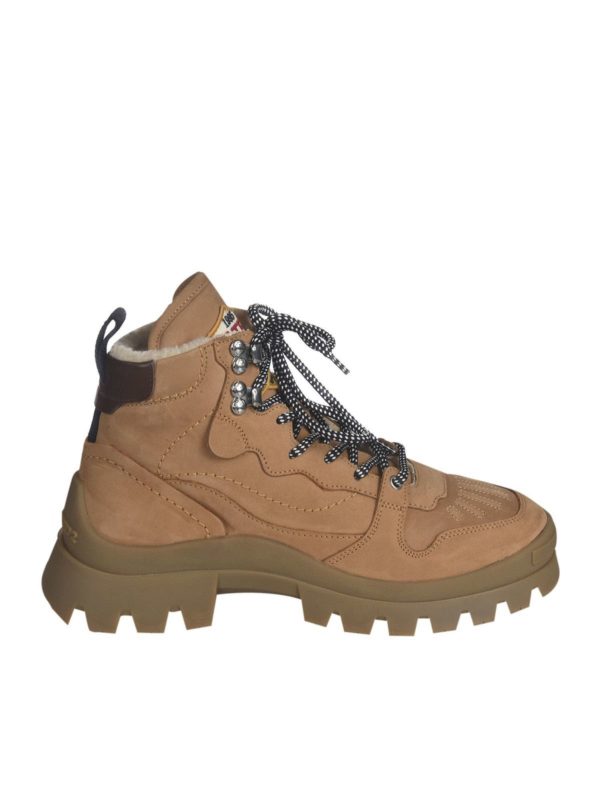 DSQUARED2: sneakers - Sneakers Tank Cliff color cammello