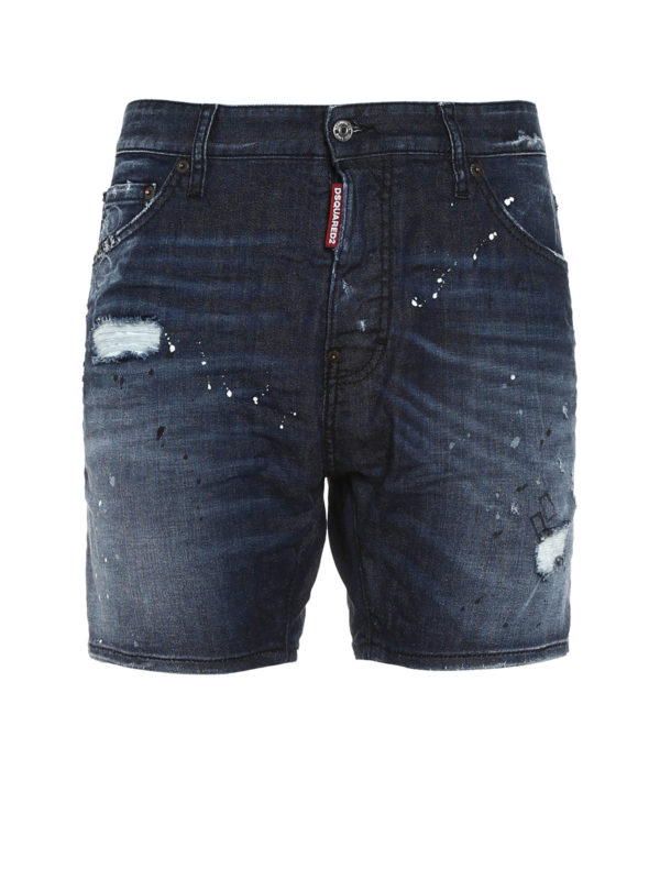 DSQUARED2: Hosen Shorts - Shorts Fur Herren - Wash