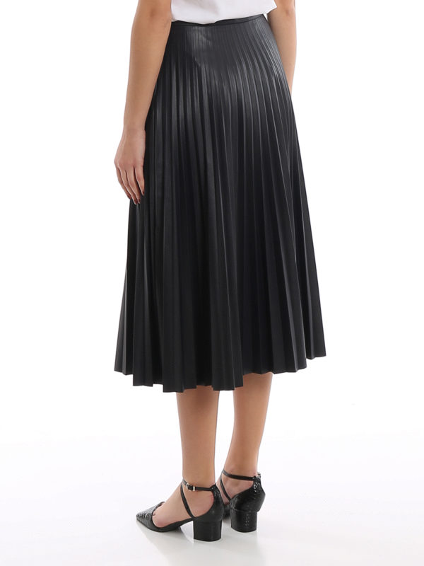 Lederrock - Dunkelblau shop online: Max Mara