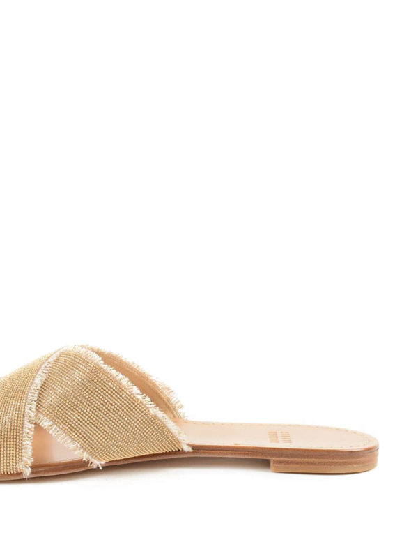 Edgeway Chains flat sandals shop online: Stuart Weitzman