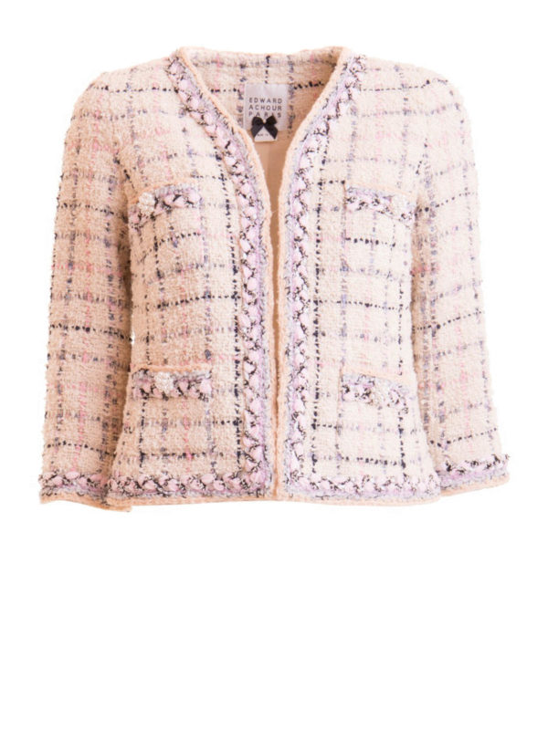 Edward Achour Paris Multicoloured tweed jacket|4210440753DW381