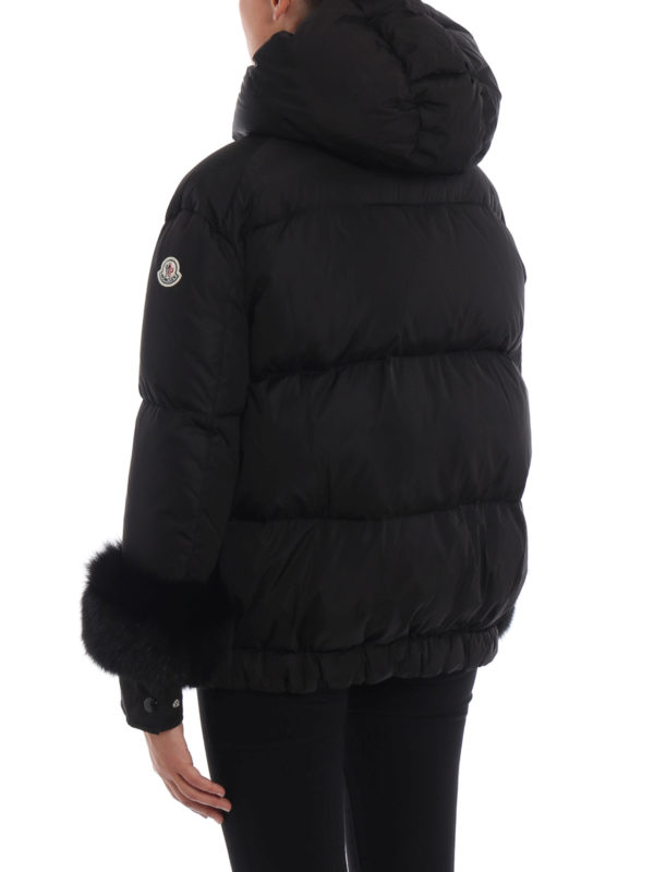 Effraie down jacket with fur cuffs shop online: MONCLER