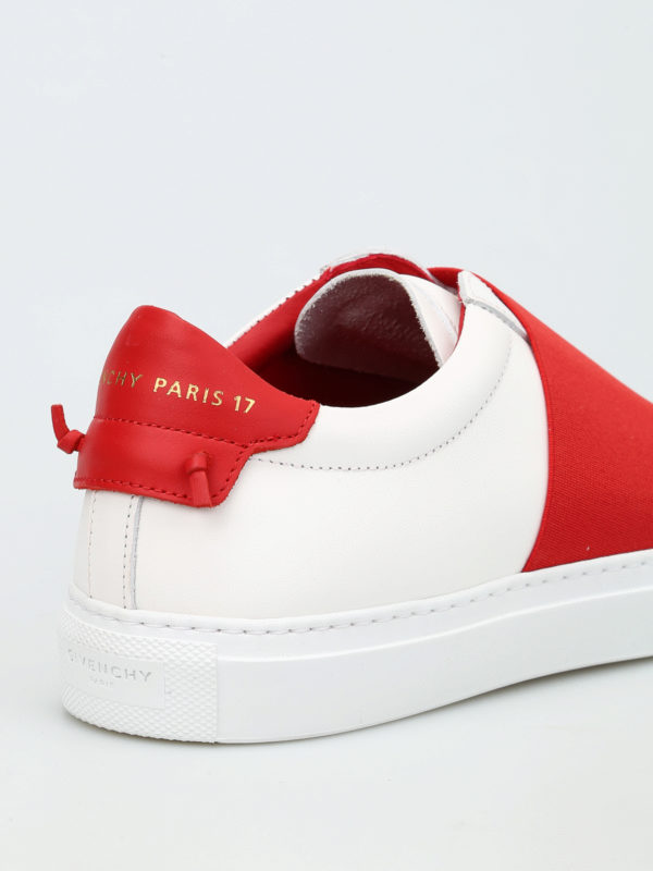 Elasticated strap leather slip-ons shop online: GIVENCHY