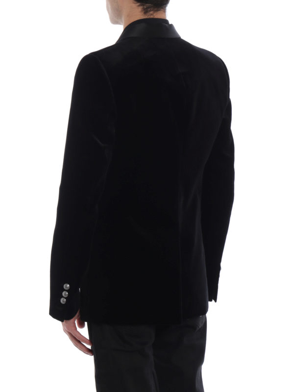 Elegant and refined velvet smoking jacket shop online: Balmain