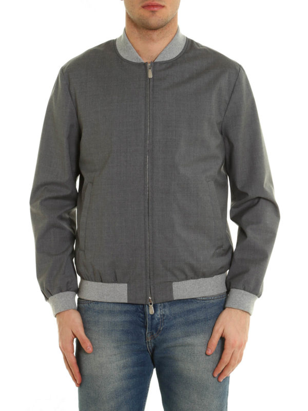 ELEVENTY: bombers online - Wool bomber jacket