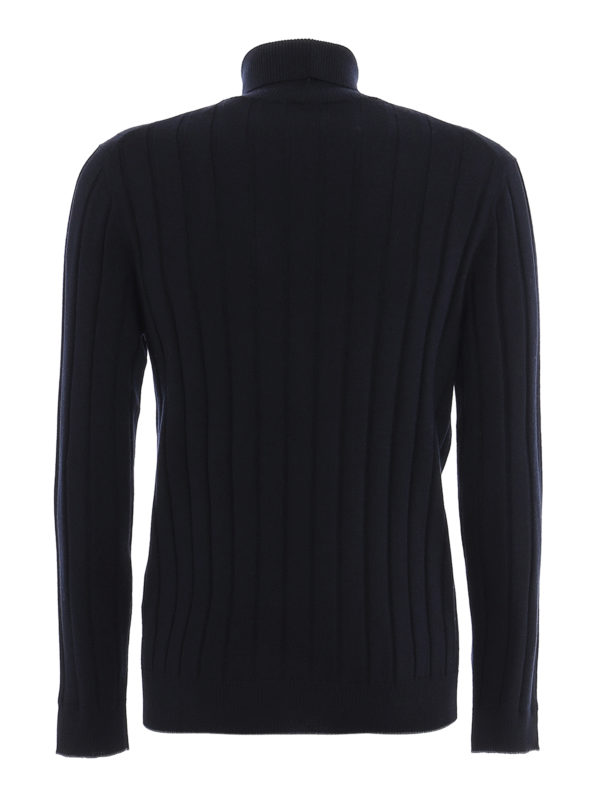 ELEVENTY: Rollkragenpullover  und Polo-Ausschnitt online - Rollkragenpullover - Dunkelblau