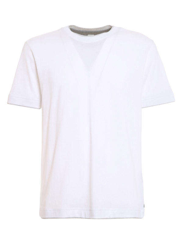 ELEVENTY: t-shirts - Layered effect T-shirt