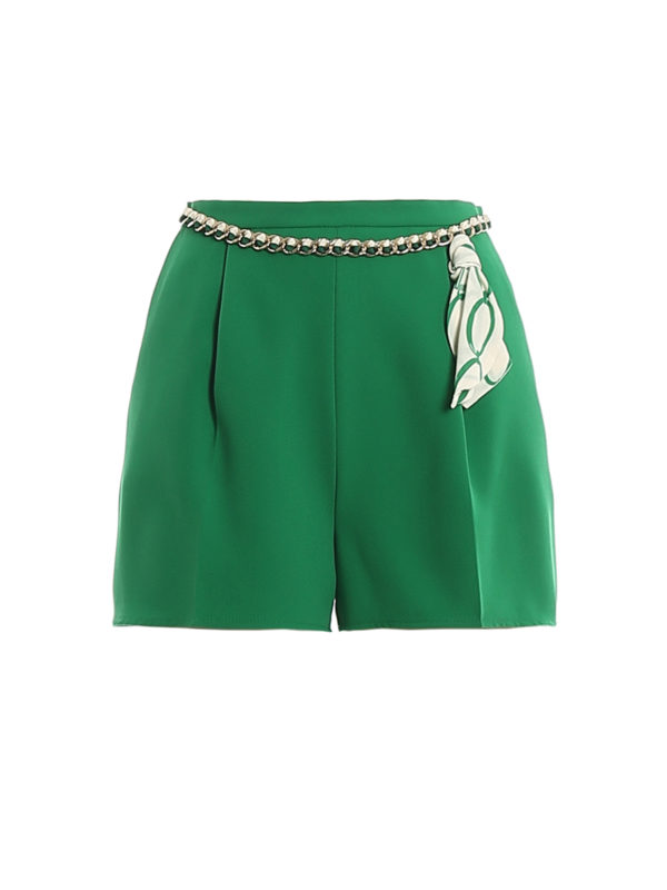 ELISABETTA FRANCHI: Shorts - Shorts - Verde