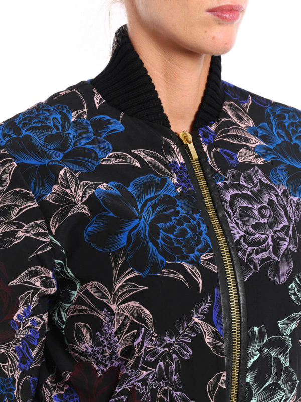 EMANUEL UNGARO buy online Printed silk padded bomber jacket