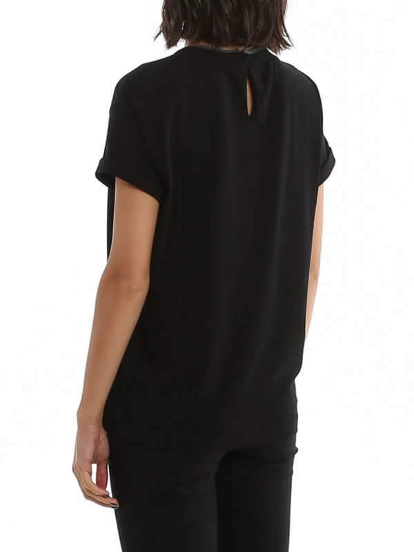 T-Shirt - Noir shop online: BRUNELLO CUCINELLI