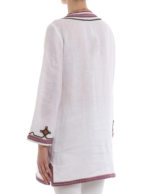 Túnica - Blanco shop online: TORY BURCH