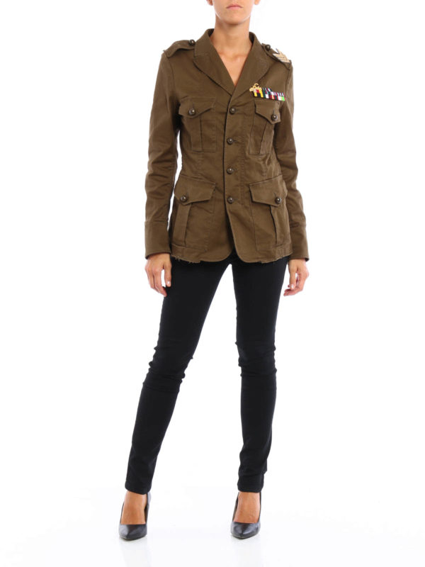 Dsquared2 Embellished military jacket - Women | S75BN0457S39021727