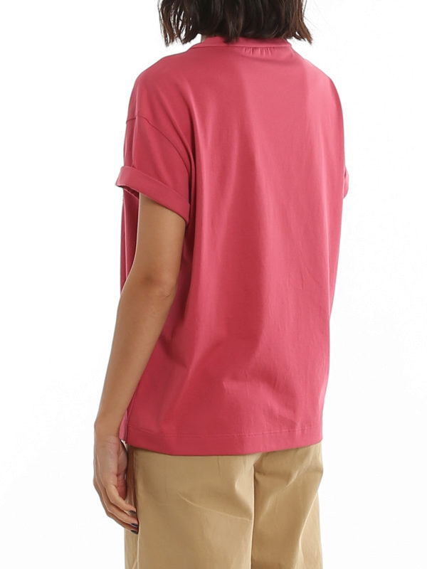 Embellished pocket T-shirt shop online: BRUNELLO CUCINELLI