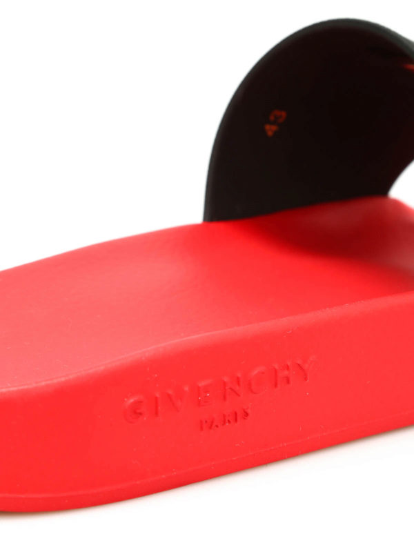 Sandalias Rojas Para Hombre shop online: GIVENCHY