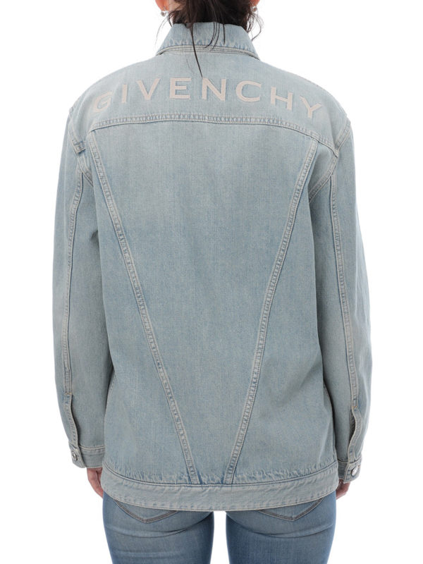 Veste En Jean - Clair Délavé shop online: GIVENCHY