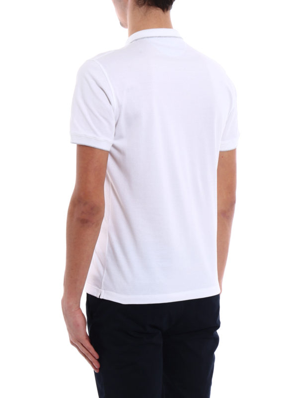 Polo - Blanco shop online: BRUNELLO CUCINELLI