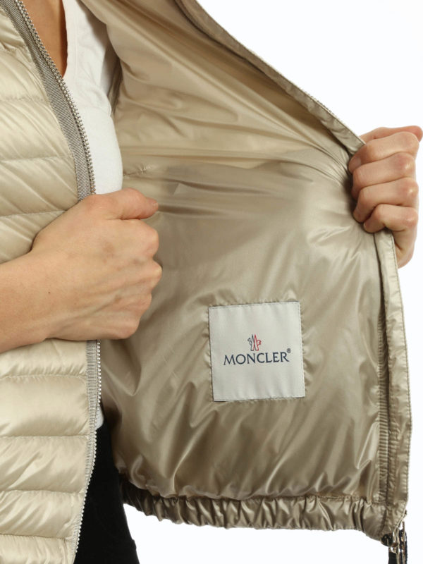 Kurzer Daunenjacke - Hellbeige
