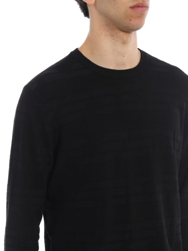 EMPORIO ARMANI buy online Rundhalspullover - Schwarz