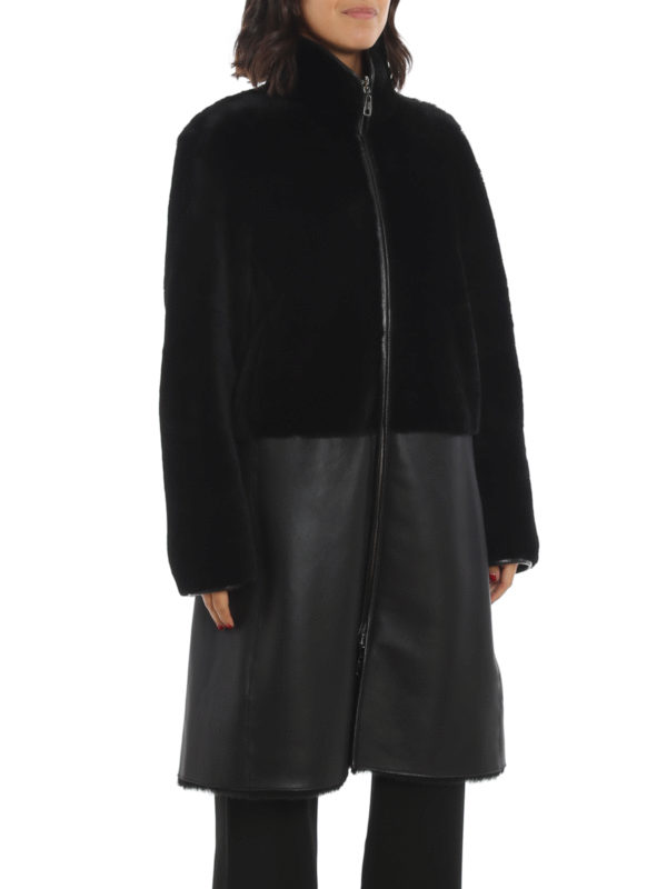 EMPORIO ARMANI buy online Shearling coat