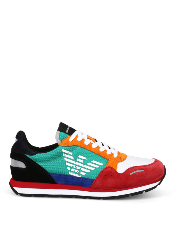 EMPORIO ARMANI: Chaussures de sport - Baskets - Multicolore
