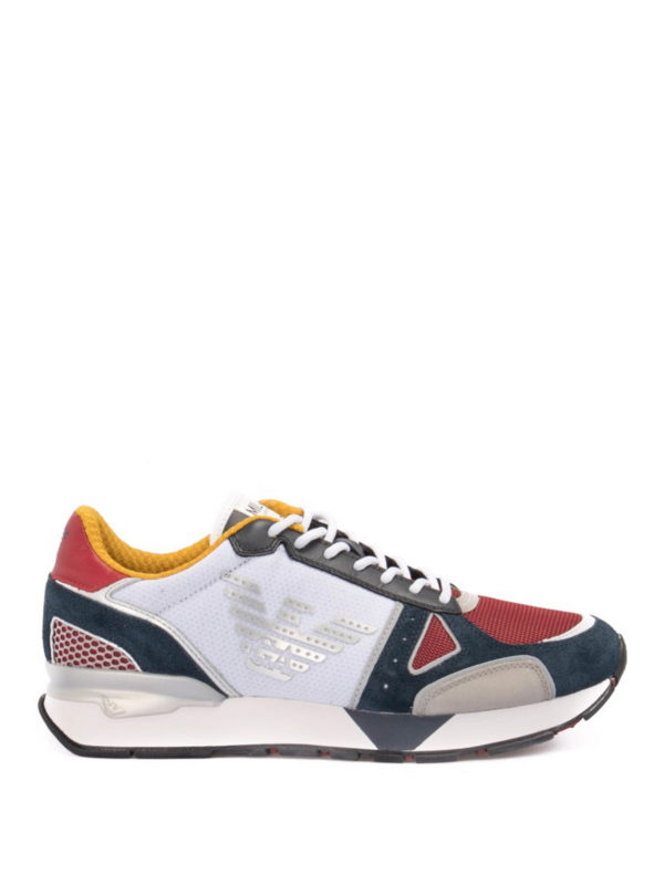 EMPORIO ARMANI: Chaussures de sport - Baskets - Multicolore