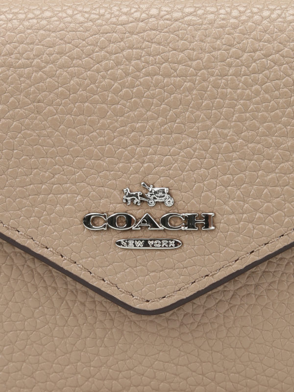 Envelope leather wallet shop online: COACH
