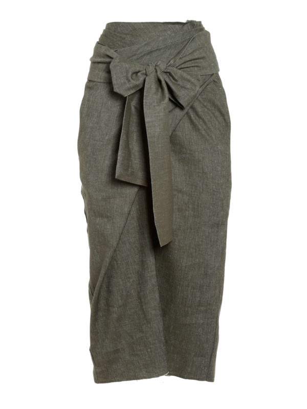 Erika Cavallini: Knee length skirts & Midi - Fuji skirt