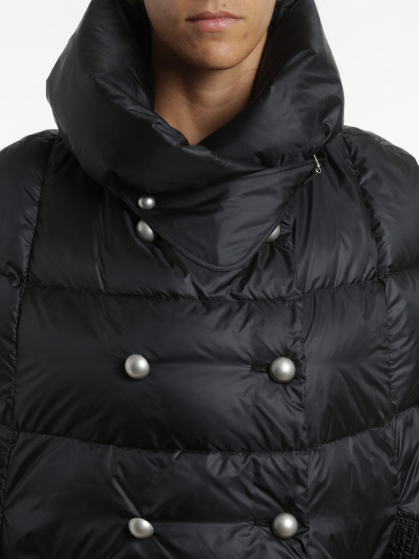 Ermanno Scervino Down cape coat - Black - Women|D270A321IGH4190