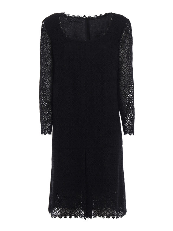 ERMANNO SCERVINO: abiti da cocktail - Abito in pizzo macramè nero