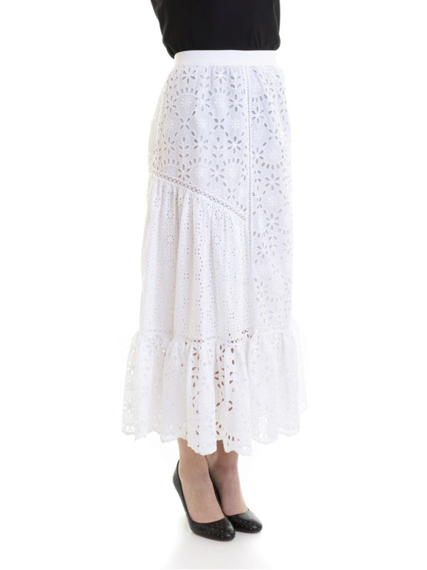 ERMANNO SCERVINO: Jupes longues online - Ermanno Ermanno Scervino - Blanc