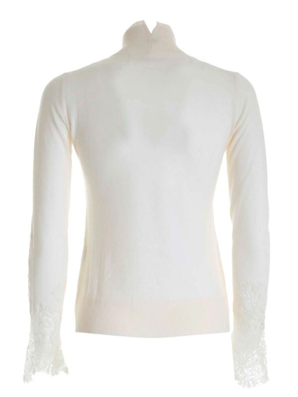 ERMANNO SCERVINO: Rollkragenpullover  und Polo-Ausschnitt online - Rollkragenpullover - Creme