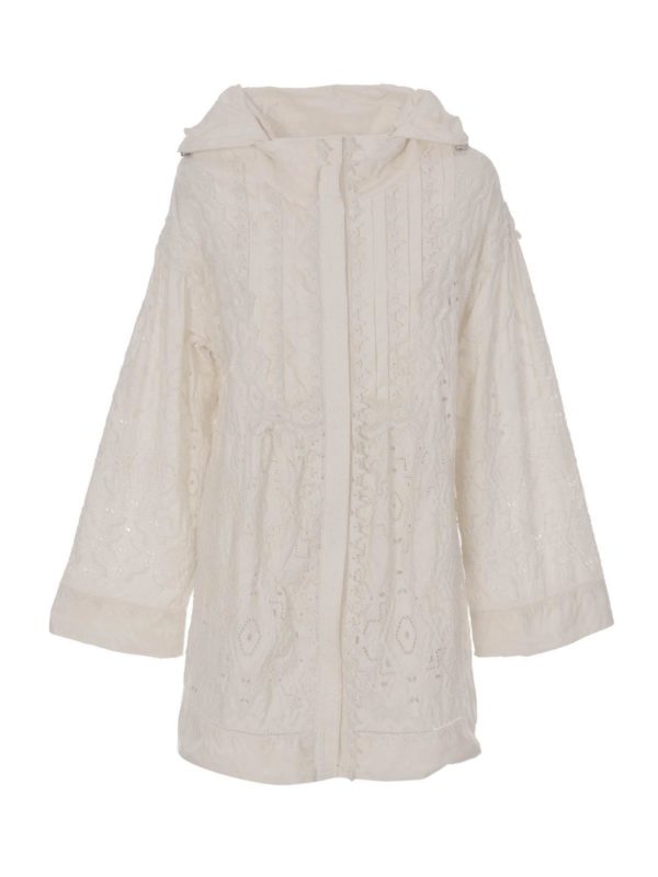 ERMANNO SCERVINO: parkas - Embroidered parka