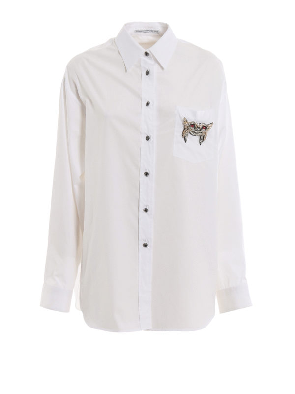 ERMANNO SCERVINO: Chemises - Chemise - Blanc