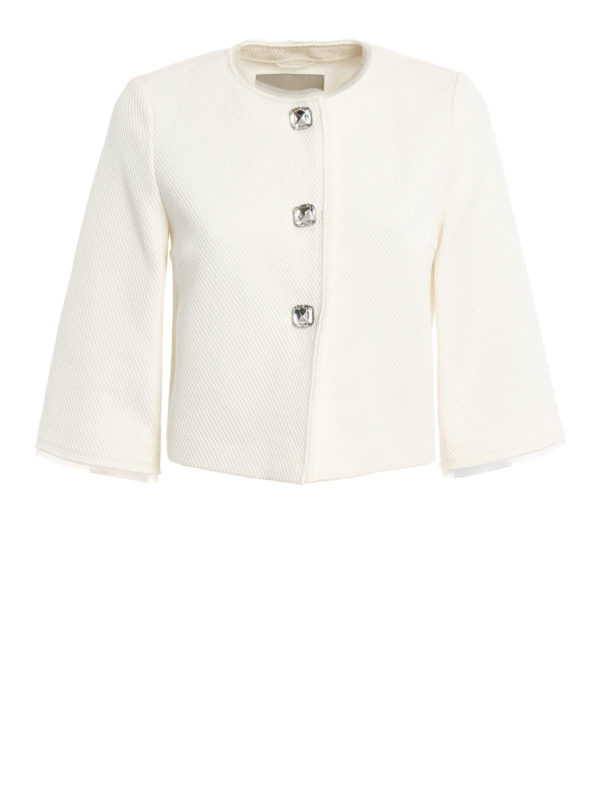 ERMANNO SCERVINO: テーラードジャケット - テーラードジャケット レディース - 白