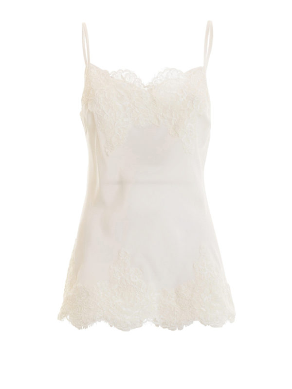 ERMANNO SCERVINO: Tops und Tank Tops - Top - Weiß