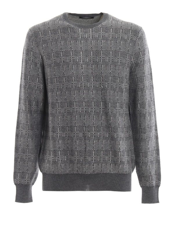 ERMENEGILDO ZEGNA: Pull col rond - Pull Col Rond - À Motif