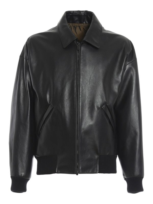 Lederjacken Ermenegildo Zegna Lederjacke Schwarz FZ6004285FZCK09