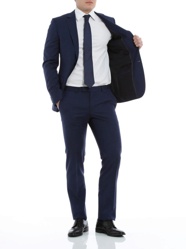 ERMENEGILDO ZEGNA: formal suits online - Wool and mohair tailored suit