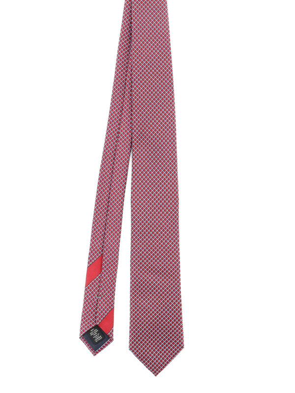 ERMENEGILDO ZEGNA: ties & bow ties - Scales patterned tie