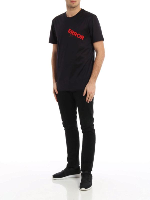 Error embroidered T-shirt shop online: LANVIN