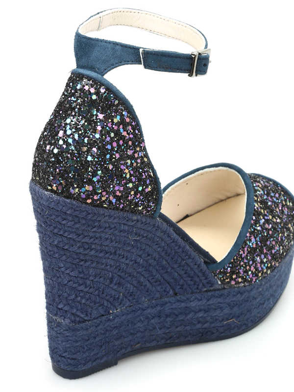 Espadrilles buy online Salsa glitter wedges