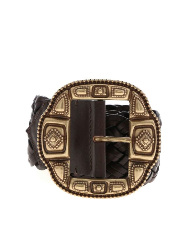 ETRO: Cinturones - Cinturón - Marrón