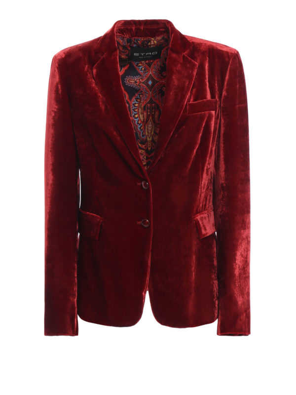 ETRO: Blazer - Blazer - Dunkelrot
