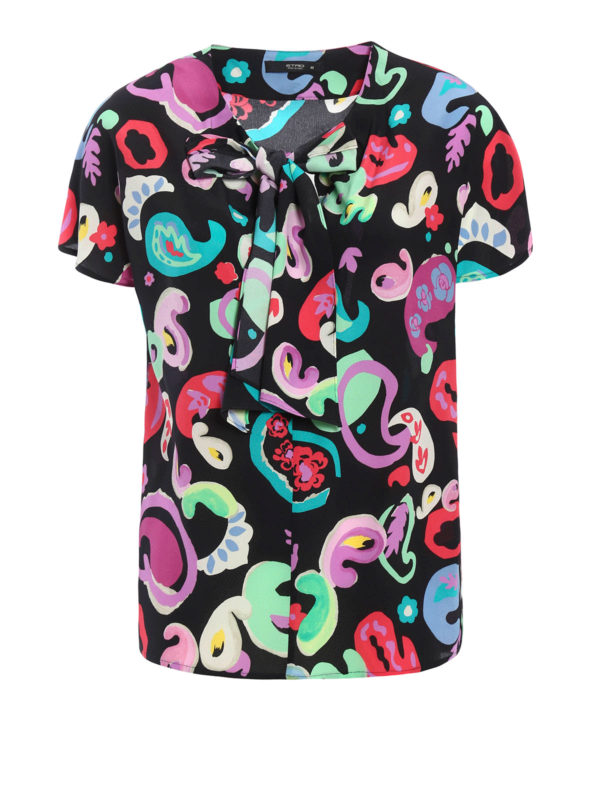 ETRO: blouses - Self-scarf funny blouse