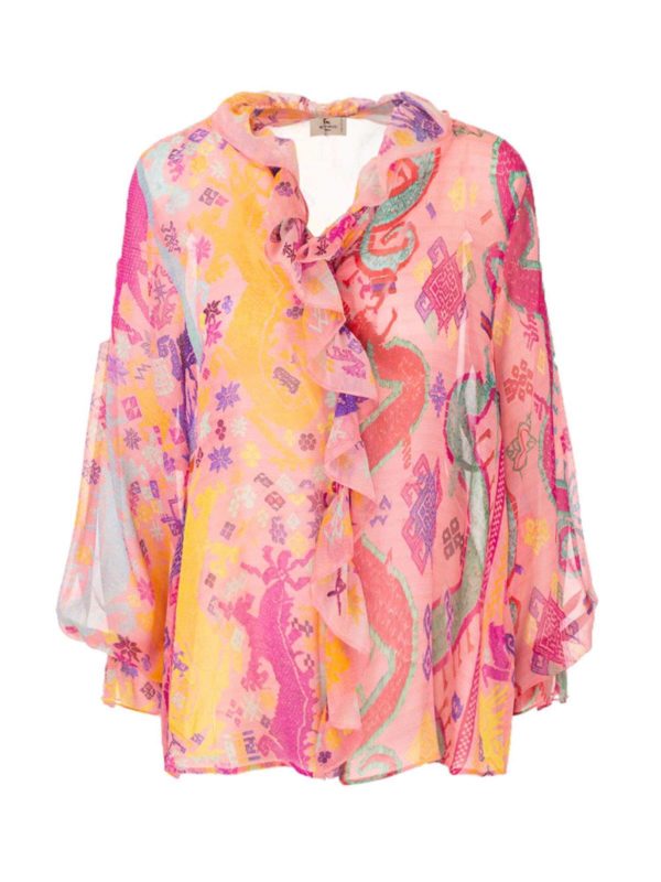 ETRO: Blusen - Bluse - Bunt