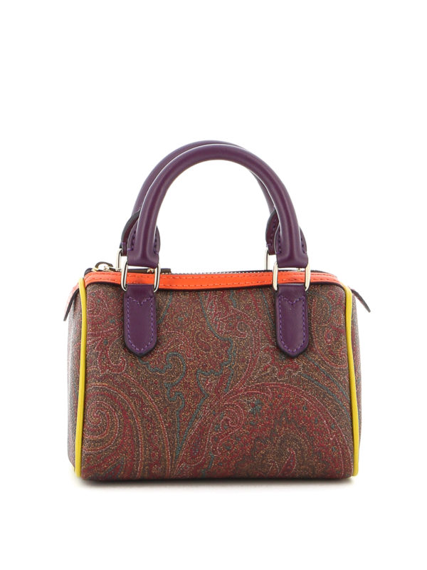 ETRO: Bowling - Bowling Tasche - Braun